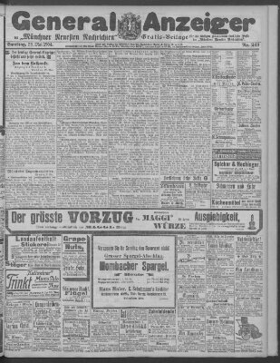 Münchner neueste Nachrichten Samstag 28. Mai 1904