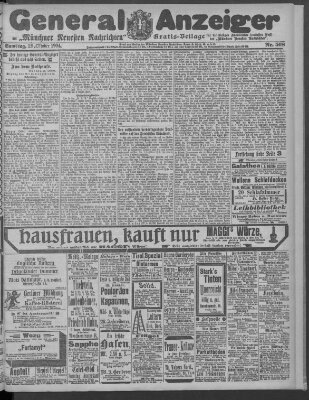 Münchner neueste Nachrichten Samstag 29. Oktober 1904