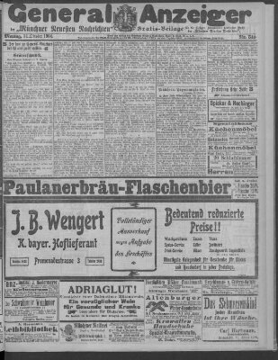 Münchner neueste Nachrichten Montag 31. Oktober 1904