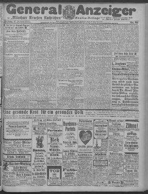 Münchner neueste Nachrichten Freitag 17. Februar 1905