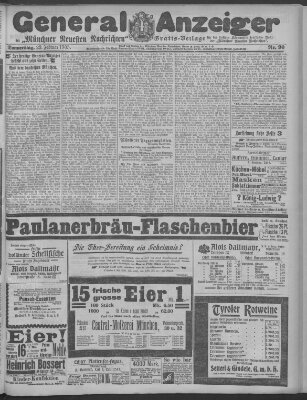 Münchner neueste Nachrichten Donnerstag 23. Februar 1905