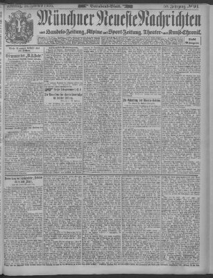 Münchner neueste Nachrichten Freitag 24. Februar 1905