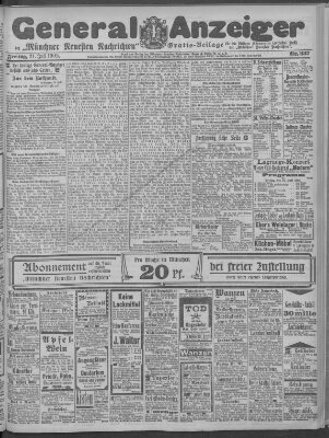 Münchner neueste Nachrichten Freitag 21. Juli 1905