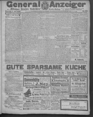 Münchner neueste Nachrichten Samstag 2. Juli 1898