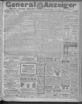 Münchner neueste Nachrichten Freitag 5. August 1898