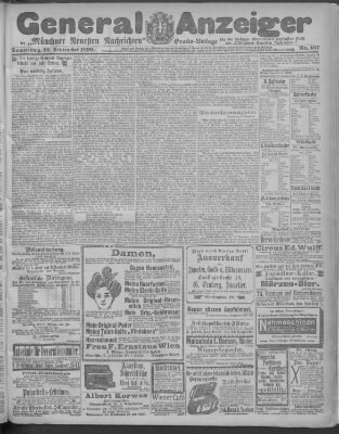 Münchner neueste Nachrichten Donnerstag 22. September 1898