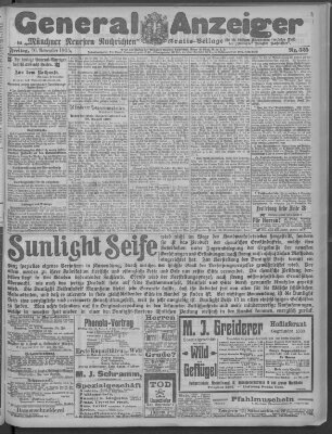 Münchner neueste Nachrichten Freitag 10. November 1905