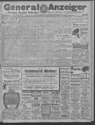 Münchner neueste Nachrichten Donnerstag 23. November 1905