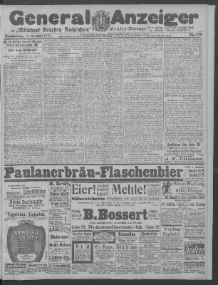 Münchner neueste Nachrichten Donnerstag 30. November 1905