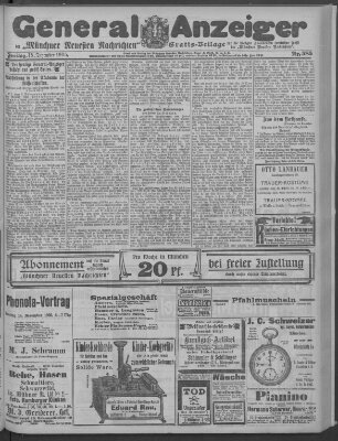 Münchner neueste Nachrichten Freitag 15. Dezember 1905