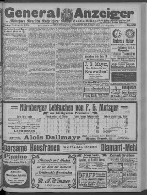 Münchner neueste Nachrichten Montag 18. Dezember 1905