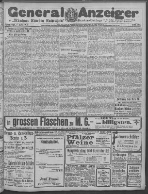 Münchner neueste Nachrichten Dienstag 9. Mai 1905