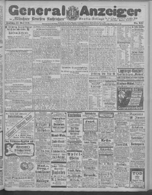 Münchner neueste Nachrichten Freitag 26. Mai 1905