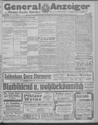 Münchner neueste Nachrichten Dienstag 30. Mai 1905