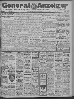 Münchner neueste Nachrichten Freitag 17. März 1905