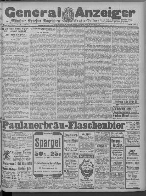 Münchner neueste Nachrichten Donnerstag 8. Juni 1905