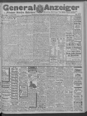 Münchner neueste Nachrichten Samstag 17. Juni 1905