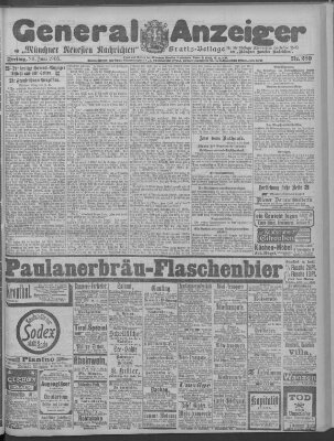 Münchner neueste Nachrichten Freitag 23. Juni 1905