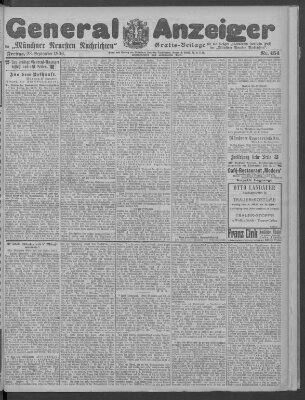 Münchner neueste Nachrichten Freitag 28. September 1906