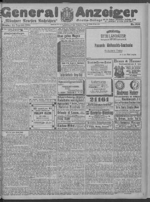 Münchner neueste Nachrichten Montag 24. Dezember 1906