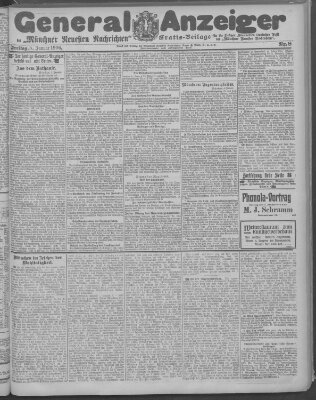 Münchner neueste Nachrichten Freitag 5. Januar 1906