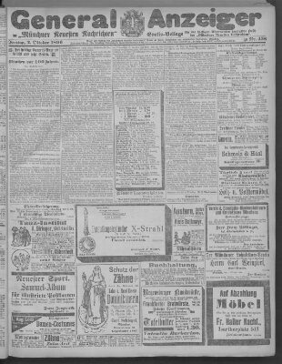 Münchner neueste Nachrichten Freitag 2. Oktober 1896