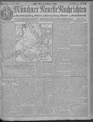 Münchner neueste Nachrichten Samstag 15. Mai 1897