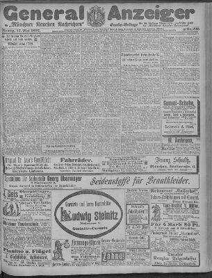 Münchner neueste Nachrichten Montag 17. Mai 1897
