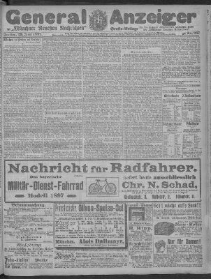 Münchner neueste Nachrichten Freitag 25. Juni 1897