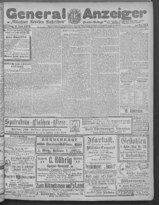 Münchner neueste Nachrichten Dienstag 6. Juli 1897