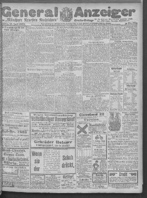 Münchner neueste Nachrichten Samstag 17. Juli 1897