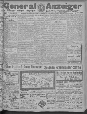 Münchner neueste Nachrichten Montag 19. Juli 1897