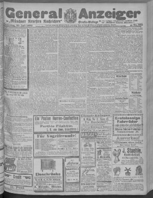 Münchner neueste Nachrichten Donnerstag 22. Juli 1897