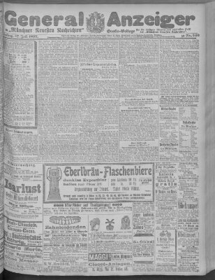 Münchner neueste Nachrichten Dienstag 27. Juli 1897