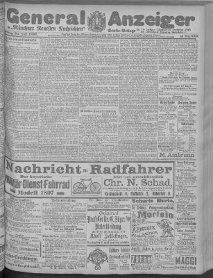 Münchner neueste Nachrichten Freitag 30. Juli 1897