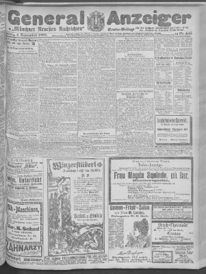 Münchner neueste Nachrichten Samstag 4. September 1897