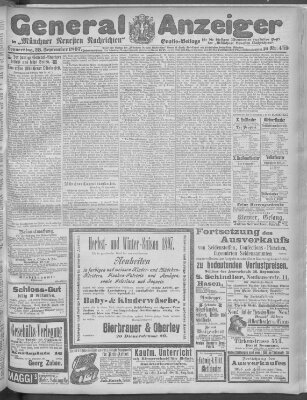 Münchner neueste Nachrichten Donnerstag 23. September 1897