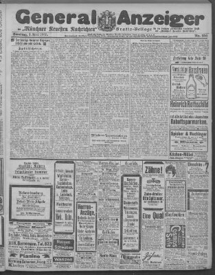 Münchner neueste Nachrichten Samstag 1. April 1905