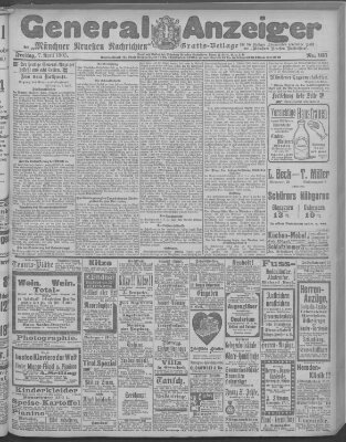 Münchner neueste Nachrichten Freitag 7. April 1905