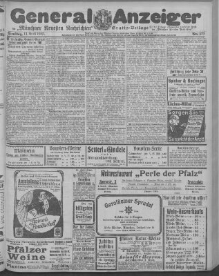 Münchner neueste Nachrichten Dienstag 11. April 1905