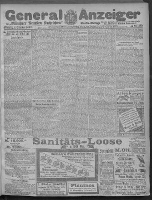 Münchner neueste Nachrichten Montag 4. Oktober 1897