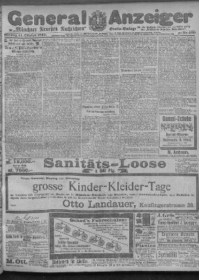 Münchner neueste Nachrichten Montag 11. Oktober 1897