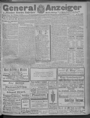 Münchner neueste Nachrichten Donnerstag 28. Oktober 1897