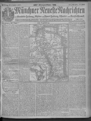 Münchner neueste Nachrichten Freitag 29. Oktober 1897