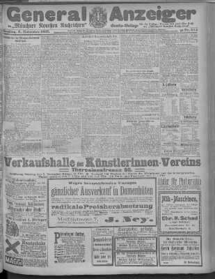 Münchner neueste Nachrichten Samstag 6. November 1897