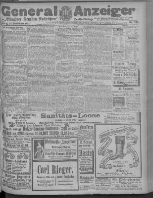 Münchner neueste Nachrichten Freitag 12. November 1897