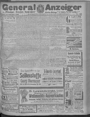 Münchner neueste Nachrichten Montag 15. November 1897