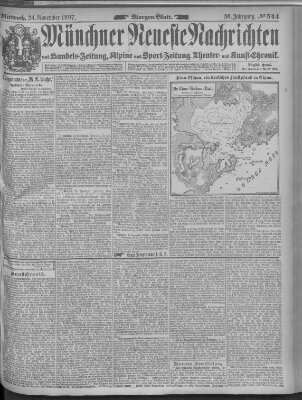 Münchner neueste Nachrichten Mittwoch 24. November 1897