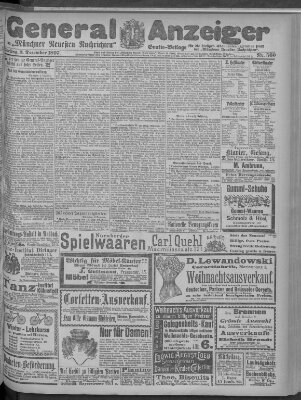 Münchner neueste Nachrichten Freitag 3. Dezember 1897