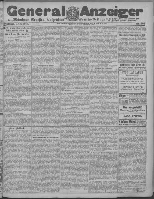 Münchner neueste Nachrichten Mittwoch 2. Mai 1906